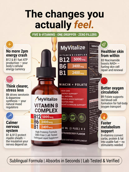 MyVitalize™ 5-in-1 B-Complex Vitamins